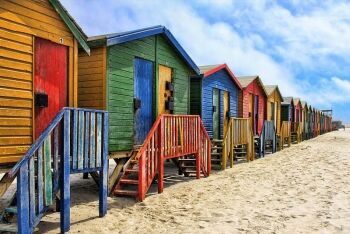 Muizenberg beach, Cape Town, Western Cape